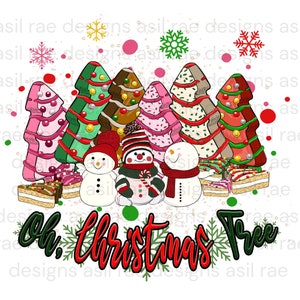 Oh Christmas Tree Bundle 4 PNG Digital Download Sublimation image 1