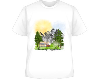 Camping - This is my Happy Place PNG Digital Download Sublimation