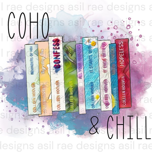 COHO & CHILL PNG Digital Download Sublimation