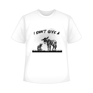 I don&#39;t give a Rat&#39;s Ass PNG Digital Download Sublimation