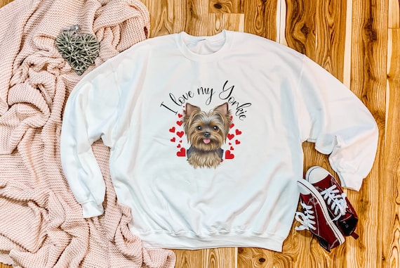 Yorkie Hearts Sweatshirt Yorkie Hearts Sweatshirt