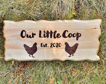 Custom Wood Burned Sign