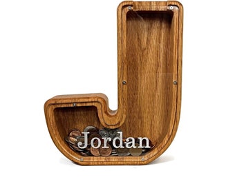 Personalized Boy Wooden Piggy Bank,  Boy Gift,  Boys Birthday gift, Piggy Bank, Coin Bank, Gift for Boy, Piggy Bank for Boy