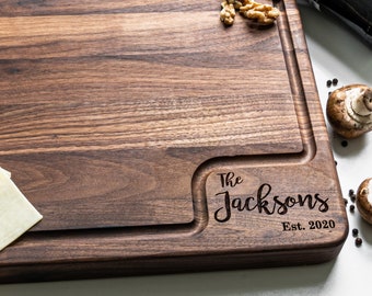 Personalized Cutting Board, Custom Cutting Board, Personalized Gift, Closing Gift, Kitchen Cutting Board, Housewarming Gift