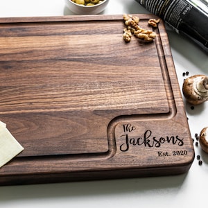 Personalized Cutting Board, Custom Cutting Board, Personalized Gift, Closing Gift, Kitchen Cutting Board, Housewarming Gift image 1