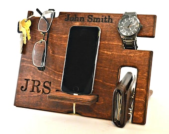 Mens Birthday Gift, Birthday Gifts for Him, Birthday gift for Husband, Husband Birthday Gift, Personalized Gifts, Docking Station, Mens Gift