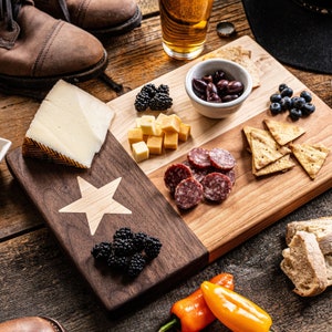 Texas Flag Chopping Block, Grill Accessory, Cutting Board, BBQ Board, Anniversary Gift, Housewarming Gift
