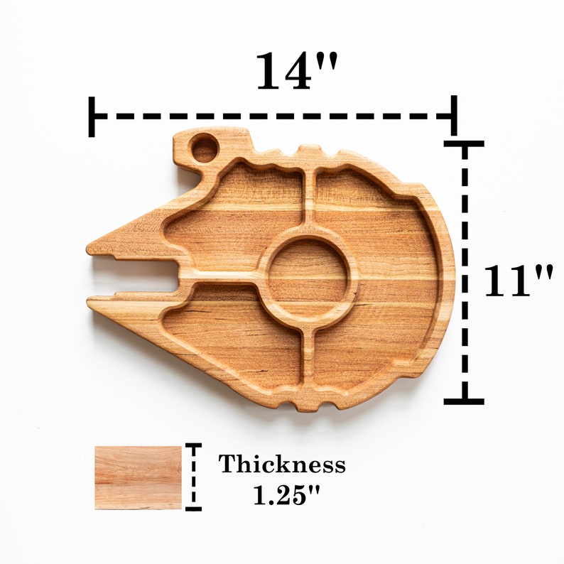 Drapela Works Millennium Falcon Serving Tray - Thumbnail 4