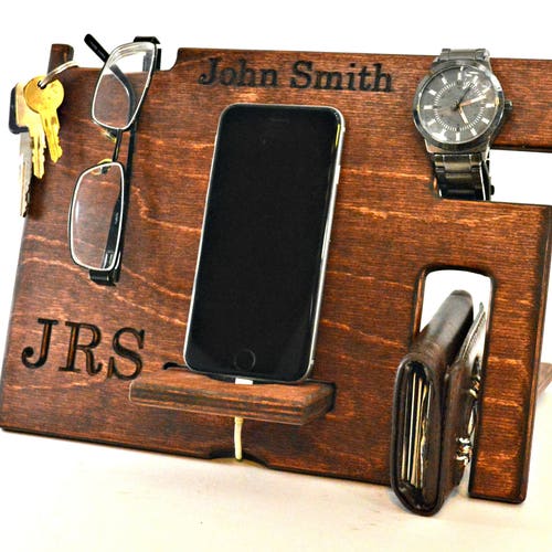 Night Stand Valet Valet Valet Organizer Nightstand Etsy