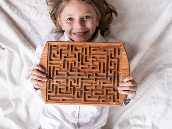 Handheld Game, Maze Toy, Labyrinth Toy, Children's Gift, Puzzle Toy,  Personalized Puzzle, Fidget Toy, Ball Maze, Wood Puzzle, Toy Puzzle 