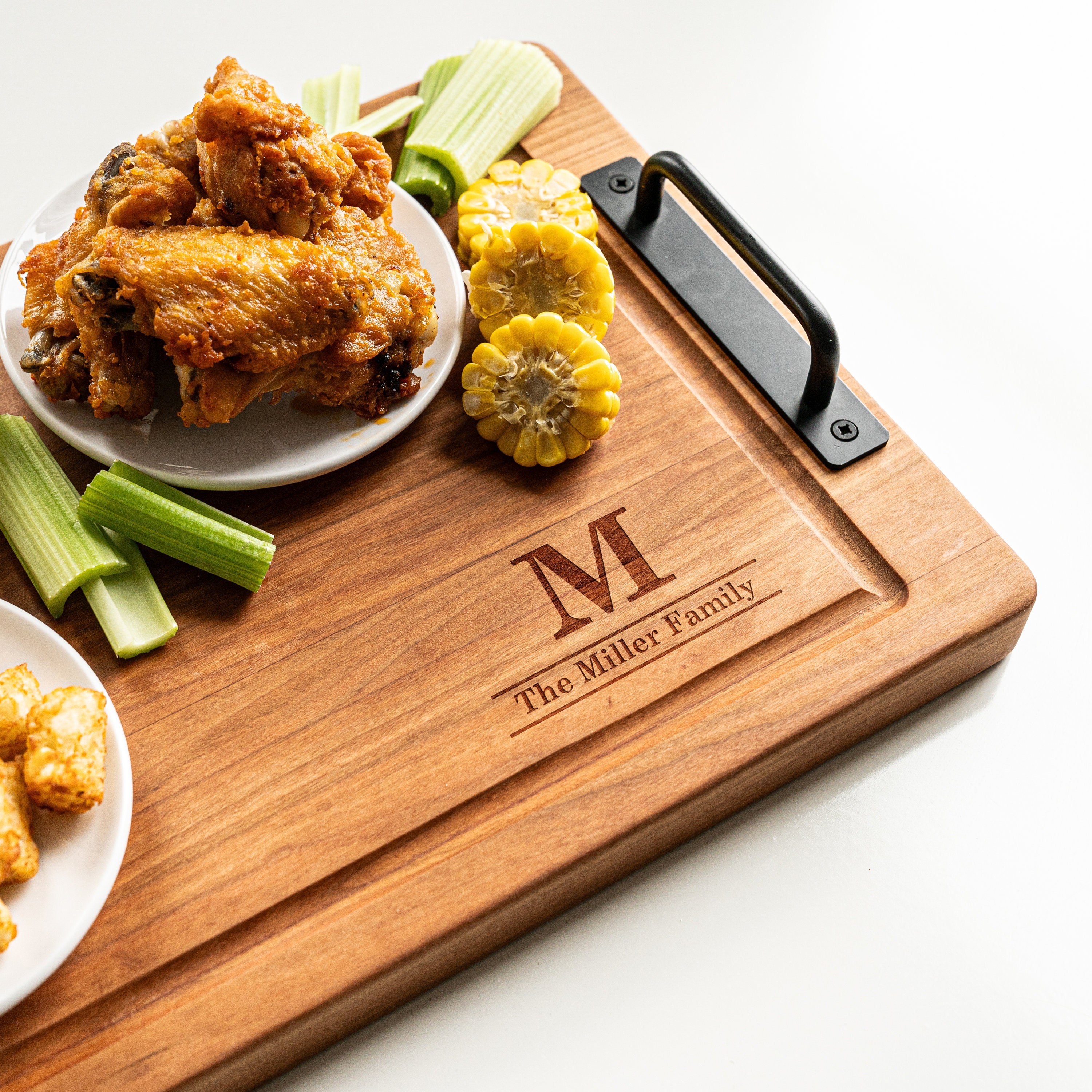Large Cutting Board,BBQ Pit Accessory, Grilling Board, Pellet Smoker Board, Serving Tray,  Mens Cutting Board