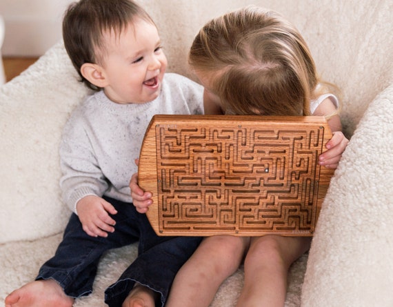 Maze Toy, Maze for Kids, Wooden Toy, Kid's Toy, Maze Game, Wood Board Game, Children's Gift, Wooden Maze, Wood Toy, Toy for Learning, Maze