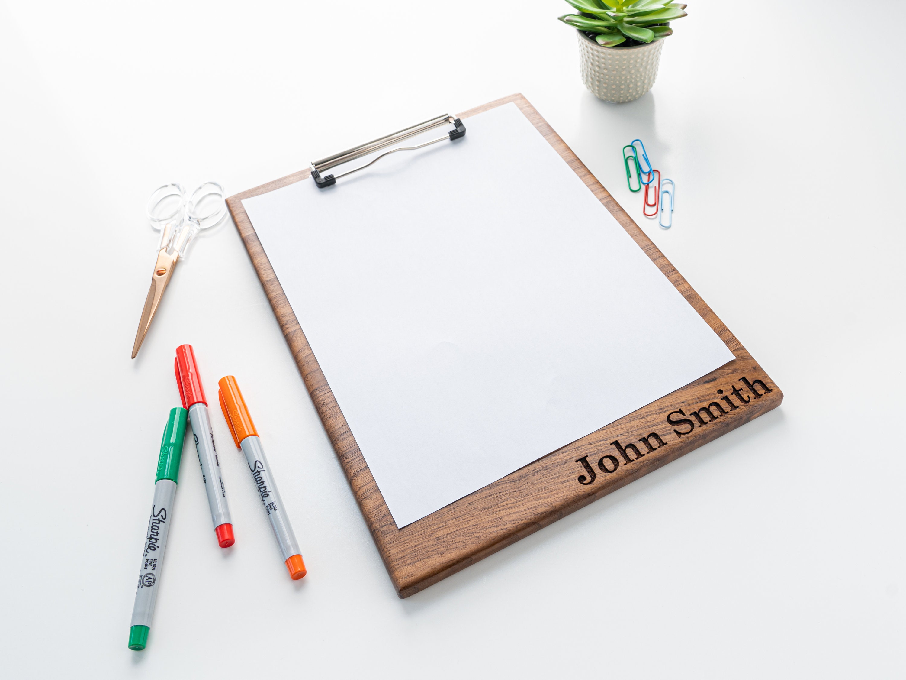 Wooden Clipboard Form Holder Clipboard With Logo Rustic Etsy