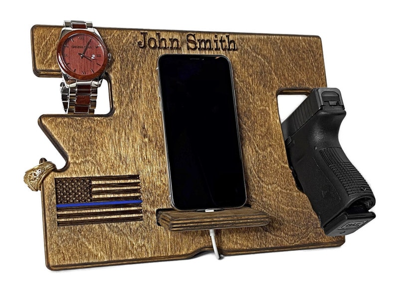 Law Enforcement Officer Gift Police Officer Gift Wooden Etsy
