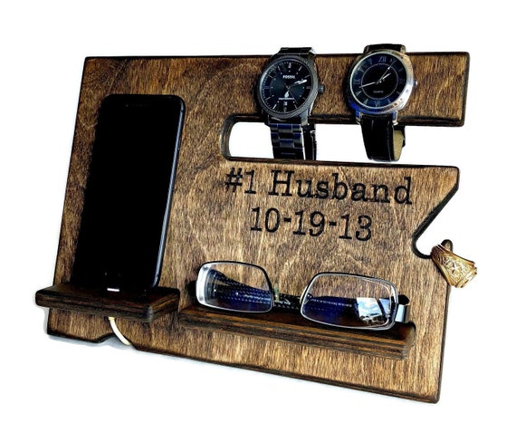 Men Anniversary Gift, Mens Anniversary, Mens Gift, Husband Gift, Men  Docking Station, Husband Anniversary, Anniversary Gifts 