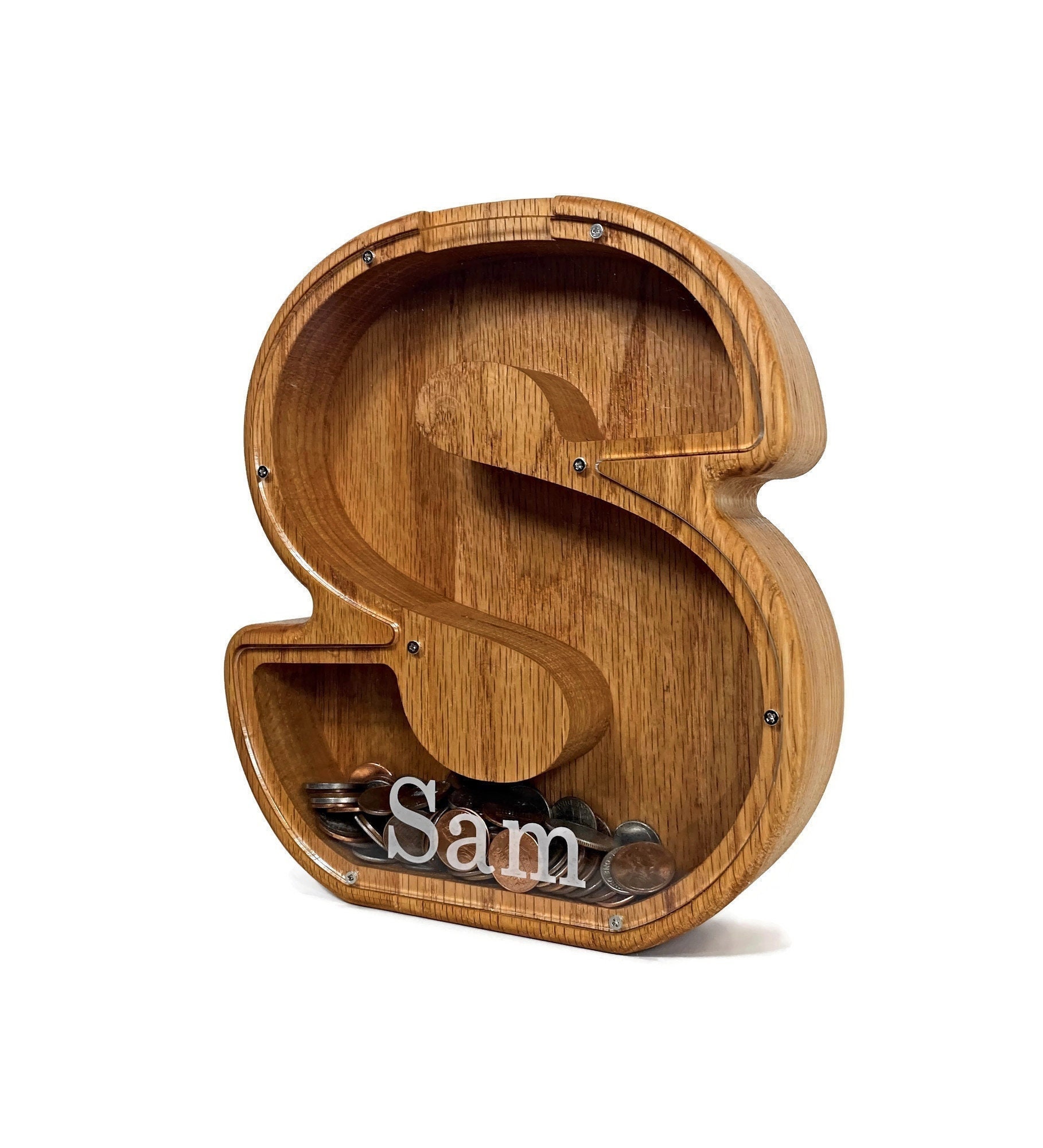 Personalized Coin Bank, Piggy Bank, Wood Piggy Bank, Piggy Bank for Boys, Piggy Bank for Girls, Baby Boy Gift, Baby Girl Gift