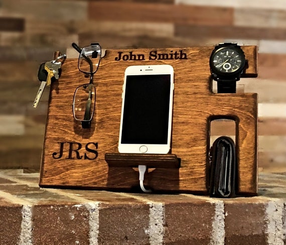 Men Anniversary Gift, Mens Anniversary, Mens Gift, Husband Gift, Men  Docking Station, Husband Anniversary, Anniversary Gifts 