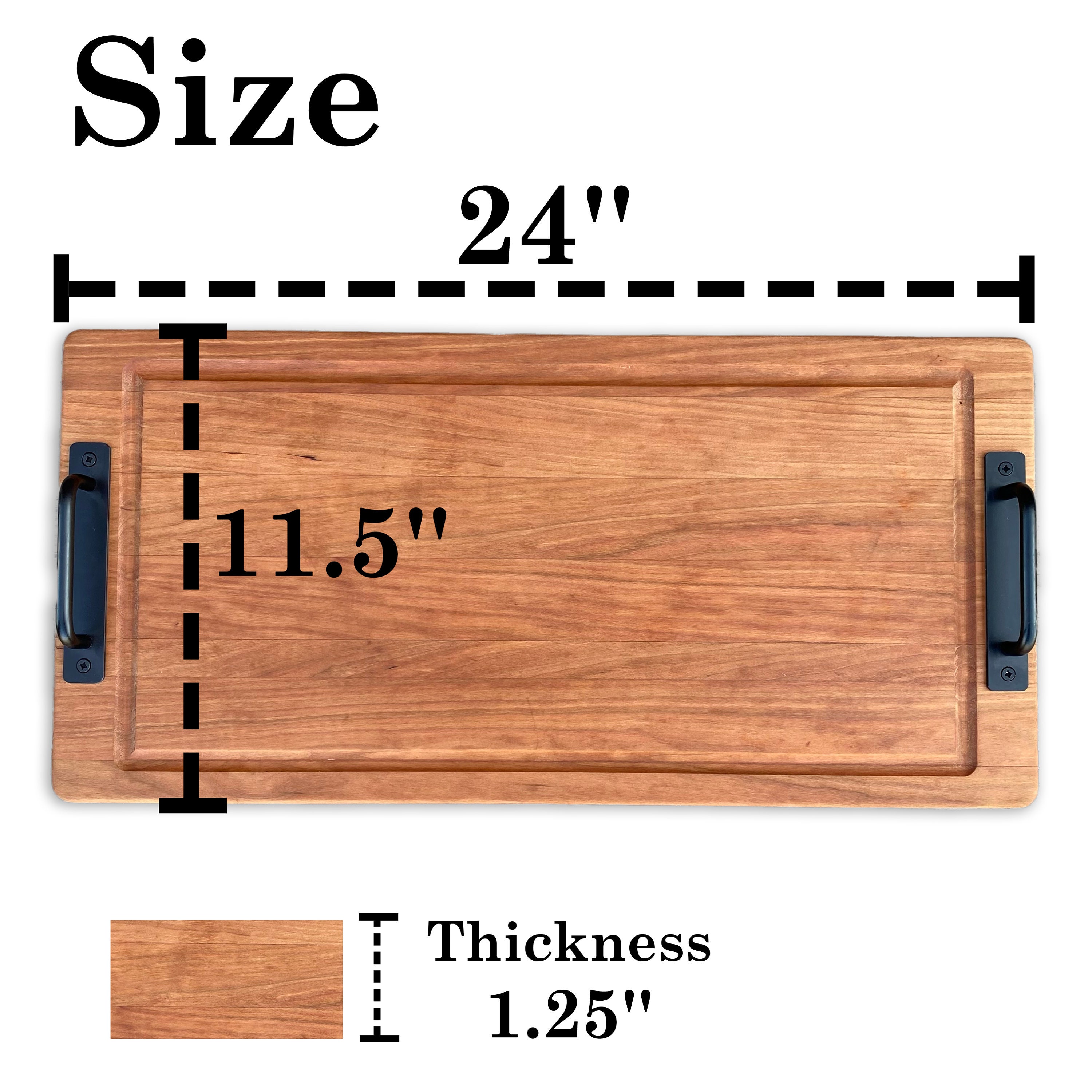 Large Cutting Board,BBQ Pit Accessory, Grilling Board, Pellet Smoker Board, Serving Tray,  Mens Cutting Board