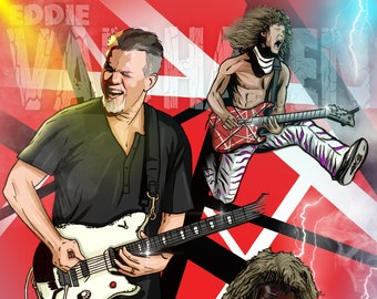 Eddie Van Halen Poster