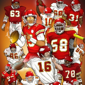 Chiefs All-Time Team Poster