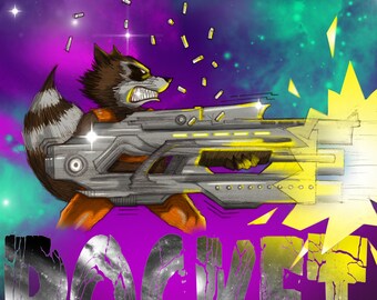 Cartel de Rocket Raccoon