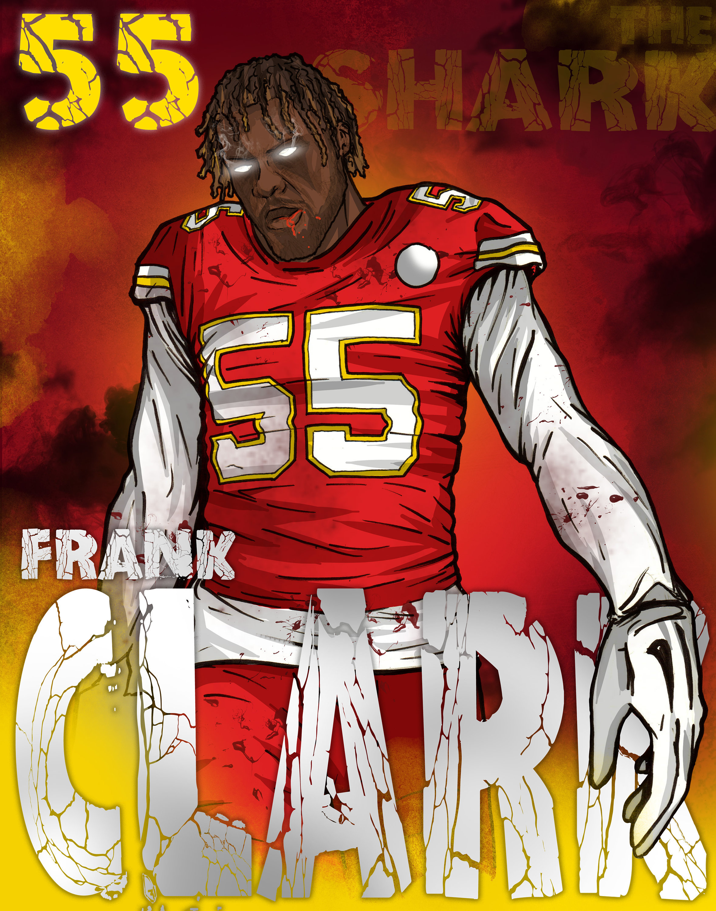 Frank Clark Poster -   Israel