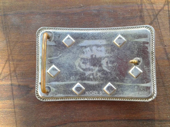 Vintage Fancy Western Belt Buckle Vintage Rodeo B… - image 2