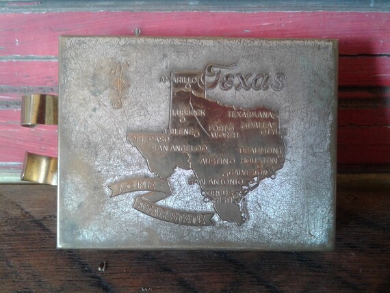 Vintage Texas Clutch Purse Western Accessory Hand… - image 2