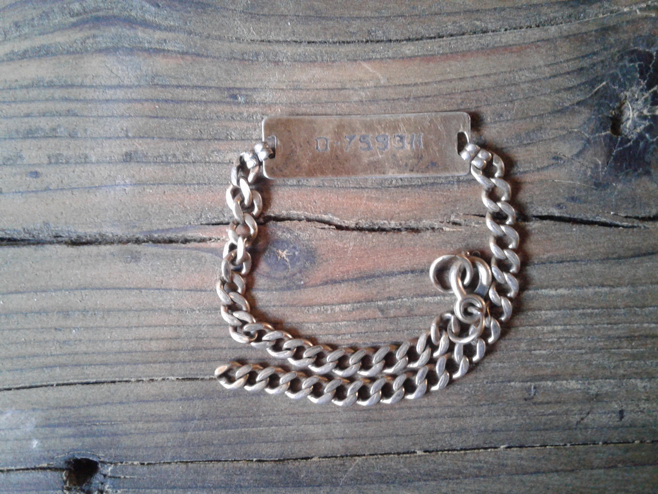 WW 2 Identified Silver ID Bracelet Albert L. Scott Army Air WW 2 Identified Silver ID Bracelet Albert L. Scott Army Air