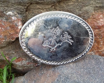 Vintage Western belt buckle, Vintage belt buckle, Western wear, rodeo buckle, rodeo belt buckle,