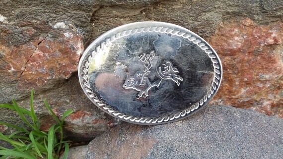 Vintage Western belt buckle, Vintage belt buckle, Western wear, rodeo buckle, rodeo belt buckle,
