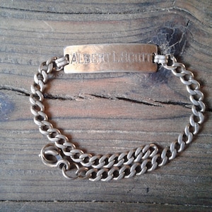 Wwii Id Bracelet - Etsy Wwii Id Bracelet - Etsy