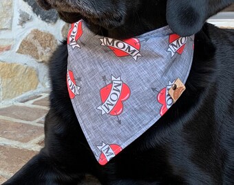 Mother’s Day Dog bandana personalized dog gift monogrammed dog bandana dog bandana Mother’s Day gift mom dog bandana  Mother’s Day scarf