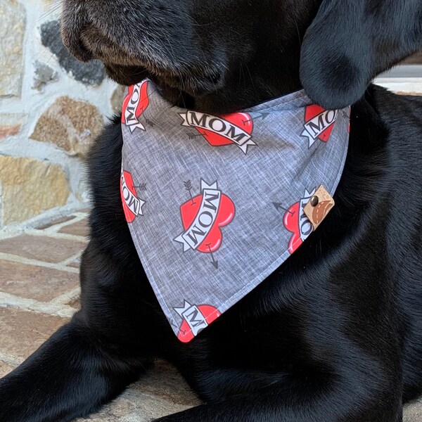 Mother’s Day Dog bandana personalized dog gift monogrammed dog bandana dog bandana Mother’s Day gift mom dog bandana  Mother’s Day scarf