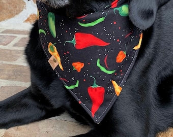 Cinco de Mayo hond bandana chili pepers bandana hondensjaal cinco de mayo hond cadeau monogram hond bandana taco cadeau geborduurd hondencadeau