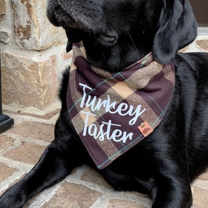 Thanksgiving Dog Bandana Thanksgiving Bandana Fall Dog bandana thanksgiving dog bandana monogrammed dog bandana Turkey dog turkey bandana