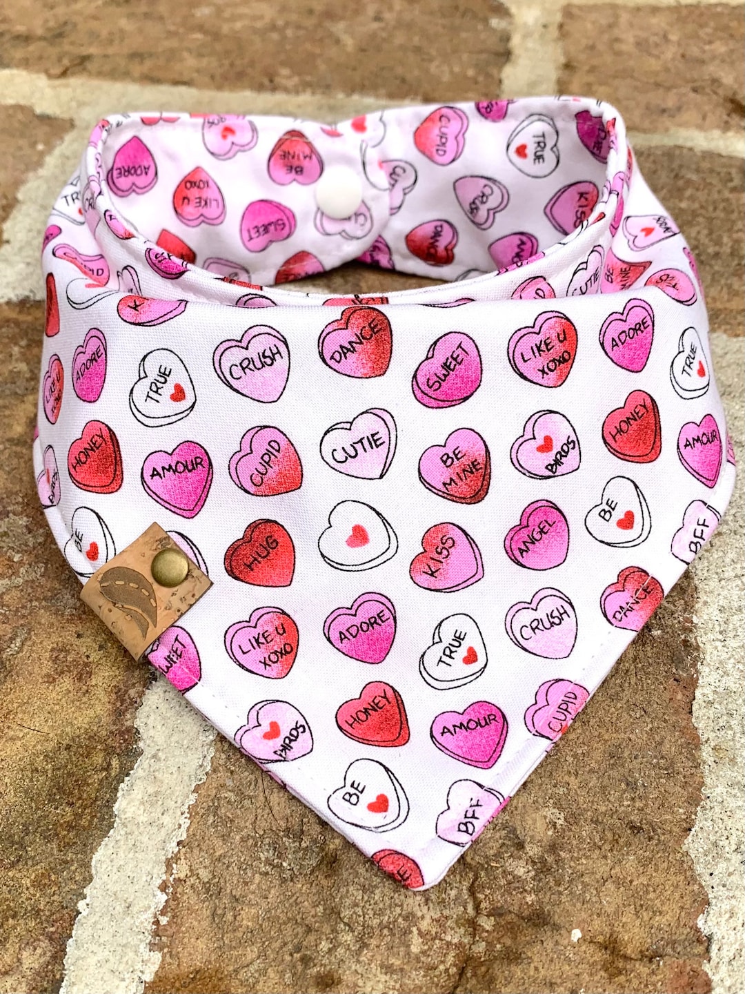 Valentine Dog Bandana Valentine Dog Gift Heart Dog Bandana Valentine