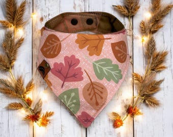 Fall Dog bandana personalized dog gift monogrammed dog bandana fall leaf dog bandana fall dog scarf girl dog bandana thanksgiving bandana