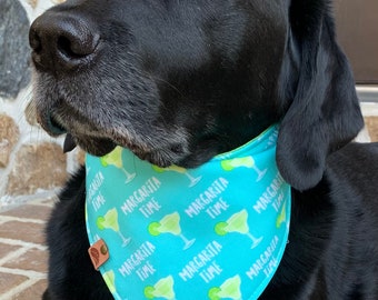 Cinco de mayo Dog bandana margarita Dog bandana dog scarf cinco de mayo dog gift monogrammed dog bandana gift embroidered dog gift