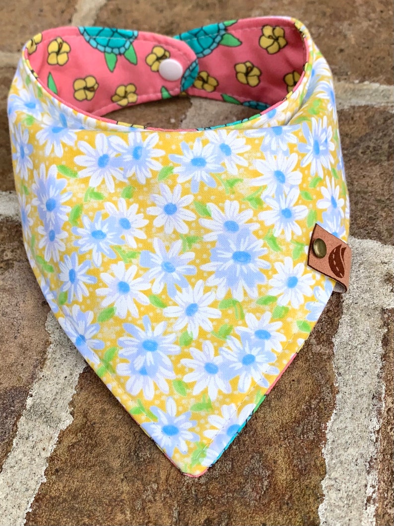 BACK IN STOCK Tropical Dog sea turtle bandana summer dog bandana tropical dog scarf hawaiian dog scarf summer dog gift tropical dog image 4