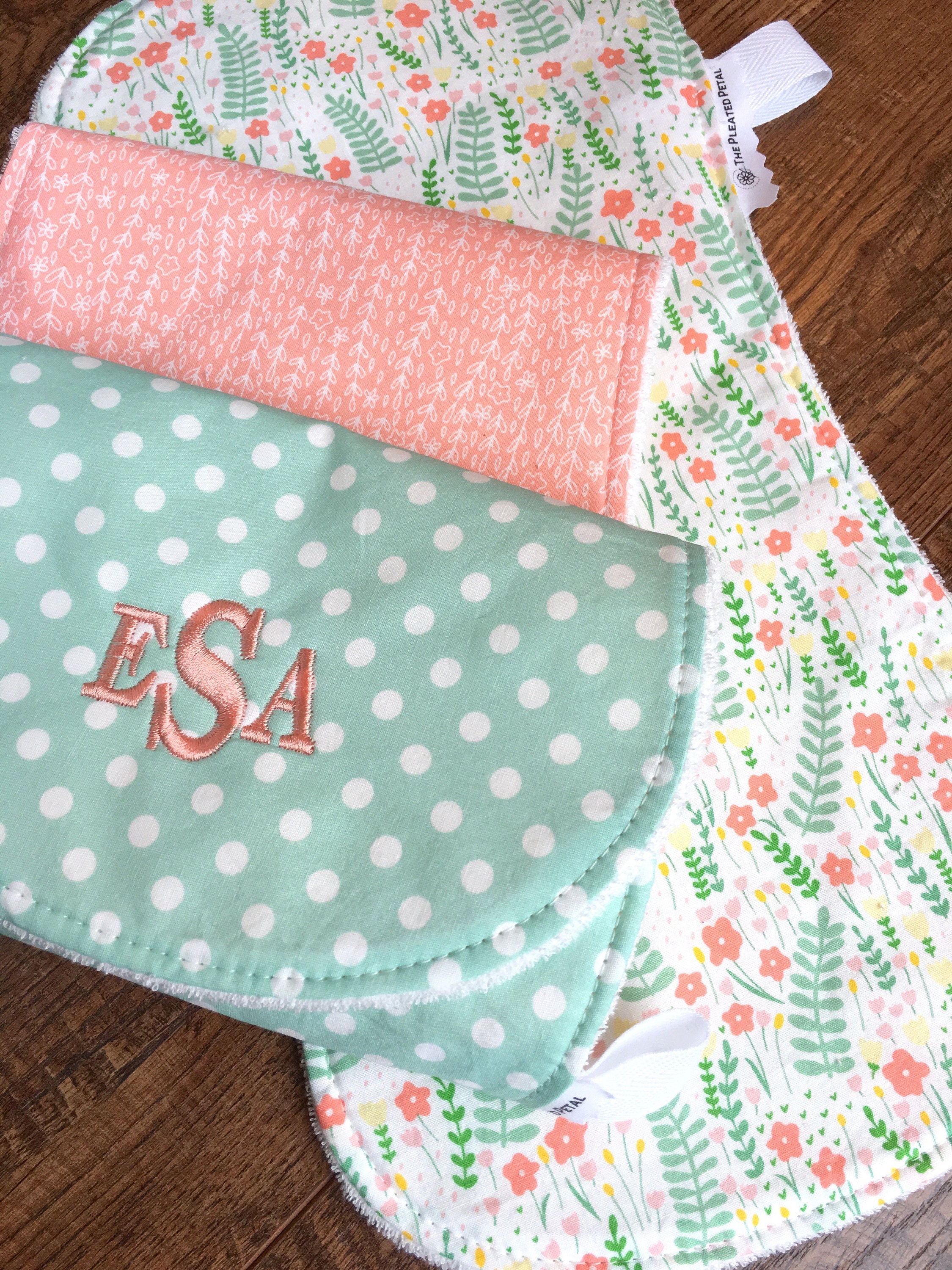 Personalized baby gift burp cloth baby Burp Cloth girl Burp Etsy