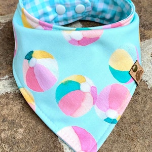 Beach Dog bandana  tropical dog bandana beach ball dog bandana tropical dog scarf ocean dog scarf summer scarf island dog scarf trendy dog