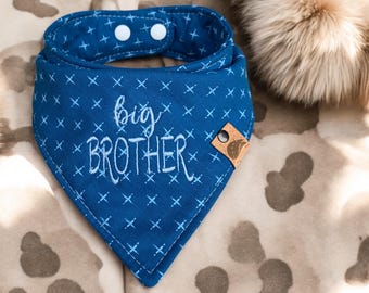 Big brother Dog bandana pregnancy announcement new puppy gift personalized dog bandana new mom gift mom custom bandana summer bandana
