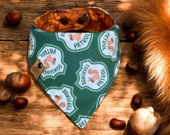 Squirrel Patrol Dog bandana, dog gift squirrel patrol dog bandana dog bandana, pet gift dog gift dog summer dog scarf birthday