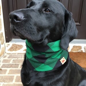 Dog scarf dog scarves fall dog bandana plaid scarf plaid dog | Etsy