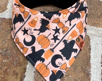 Halloween hond bandana halloween sjaal halloween hond cadeau pompoen hond bandana hond kostuum zwart en oranje hond bandana candy corn bandana