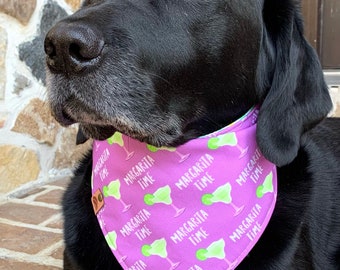 Cinco de mayo Dog bandana margarita Dog bandana dog scarf cinco de mayo dog gift monogrammed dog bandana gift embroidered dog gift