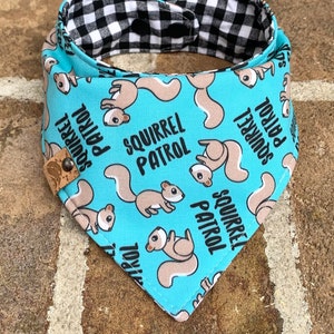 Dog bandana squirrel bandana dog gift squirrel patrol dog bandana new dog bandana fall dog gift acorn dog summer dog scarf