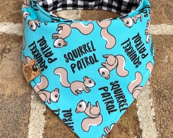 Dog bandana squirrel bandana dog gift squirrel patrol dog bandana new dog bandana fall dog gift acorn dog summer dog scarf