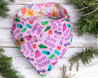 Camping dog bandana personalized dog gift puppy gift spring dog bandana mountain dog bandana camping bandana embroidered dog bandana new pup